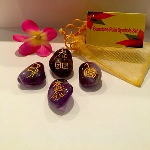 Amethyst Reiki Healing Set. New.